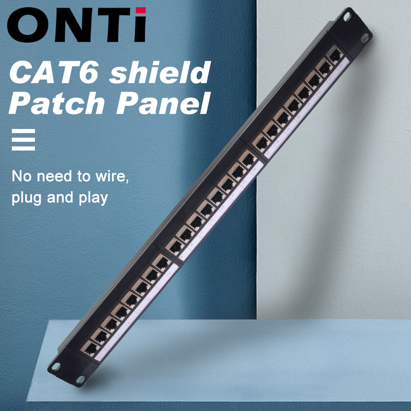 ONTi 19in 1U стойка 24 порта C – обзор и цена Patch Panel Cat6
