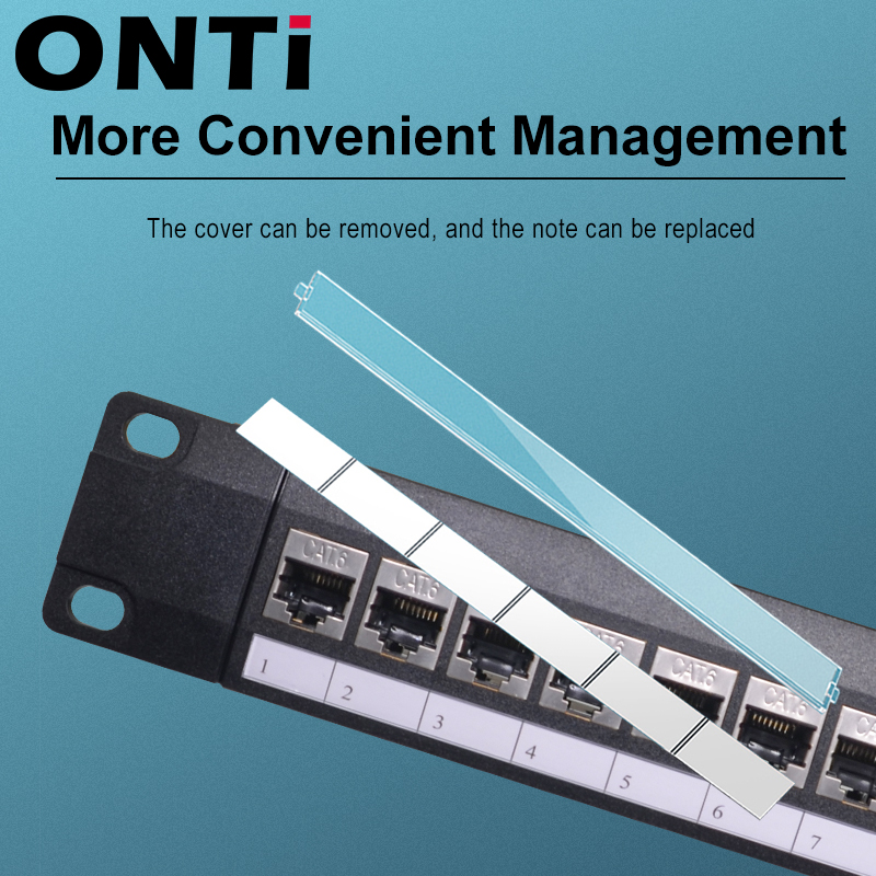 ONTi 19in 1U стойка 24 порта C – обзор и цена Patch Panel Cat6