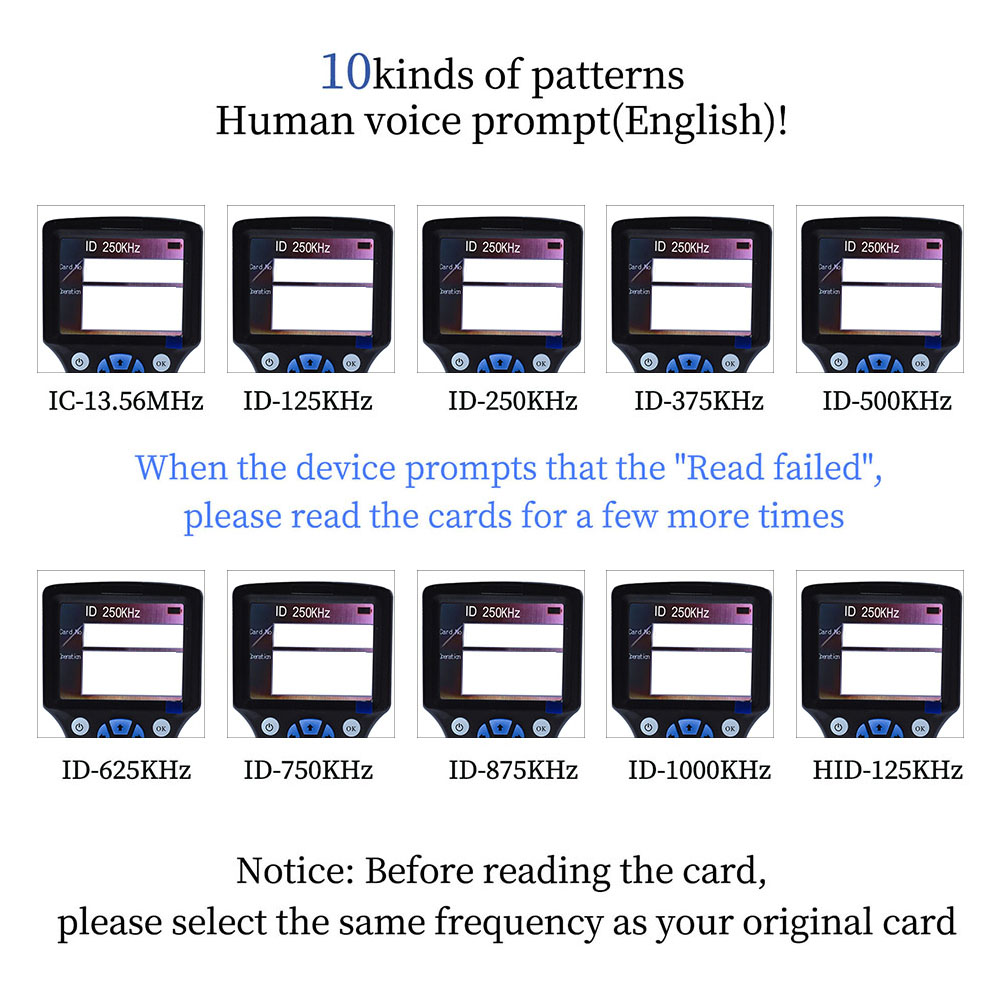 Портативный 10-частотный RFID/ – обзор и цена Smart Card Reader