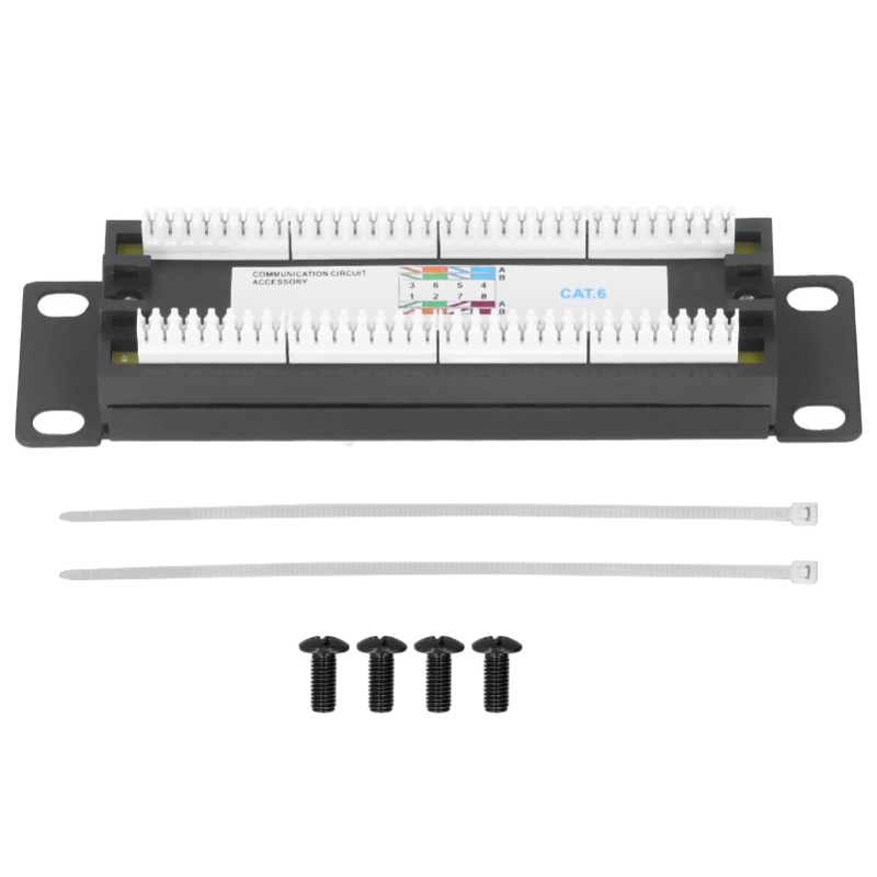 8-портовая настенная сетевая п – обзор и цена Patch Panel Cat6