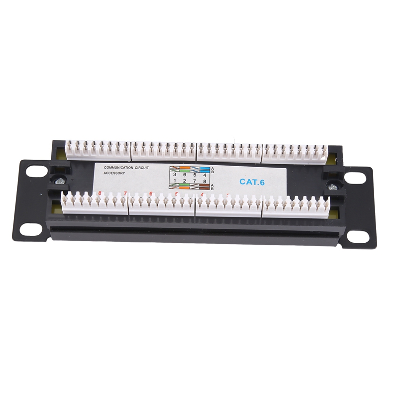 Сетевая патч-панель CAT6 на 8  – обзор и цена Patch Panel Cat6