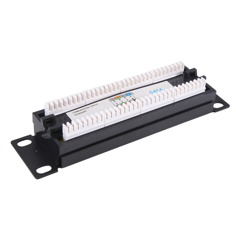 Сетевая патч-панель CAT6 на 8  – обзор и цена Patch Panel Cat6