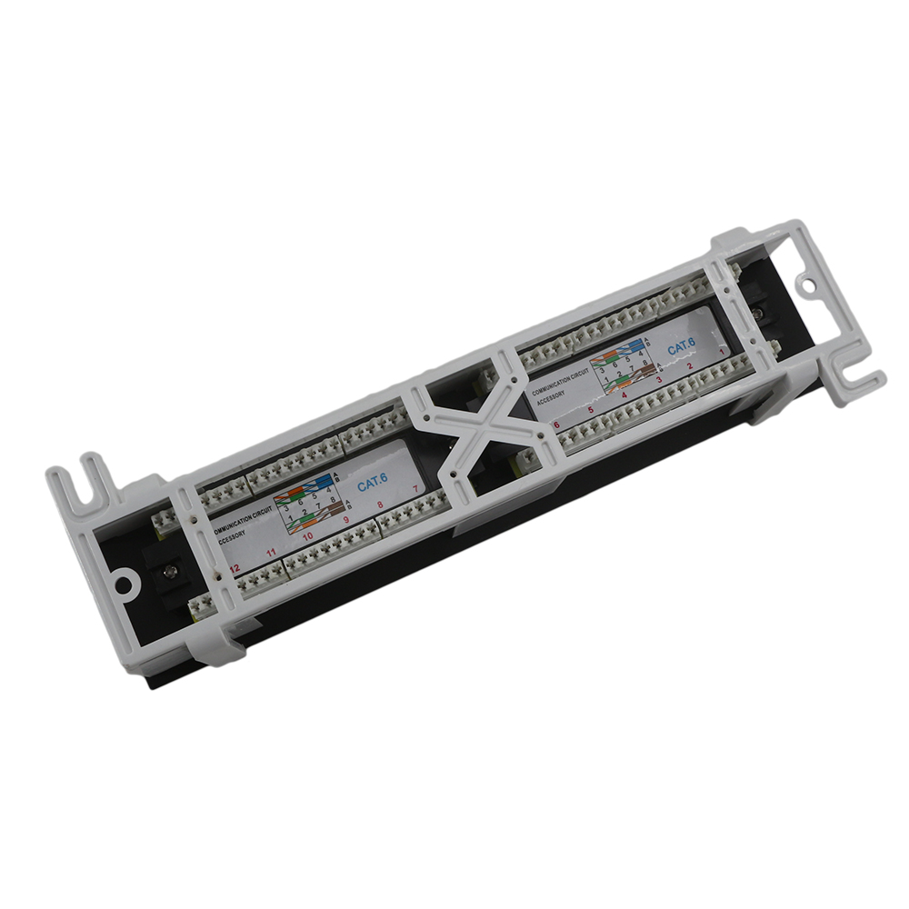 12-портовая настенная патч-пан – обзор и цена Patch Panel Cat6