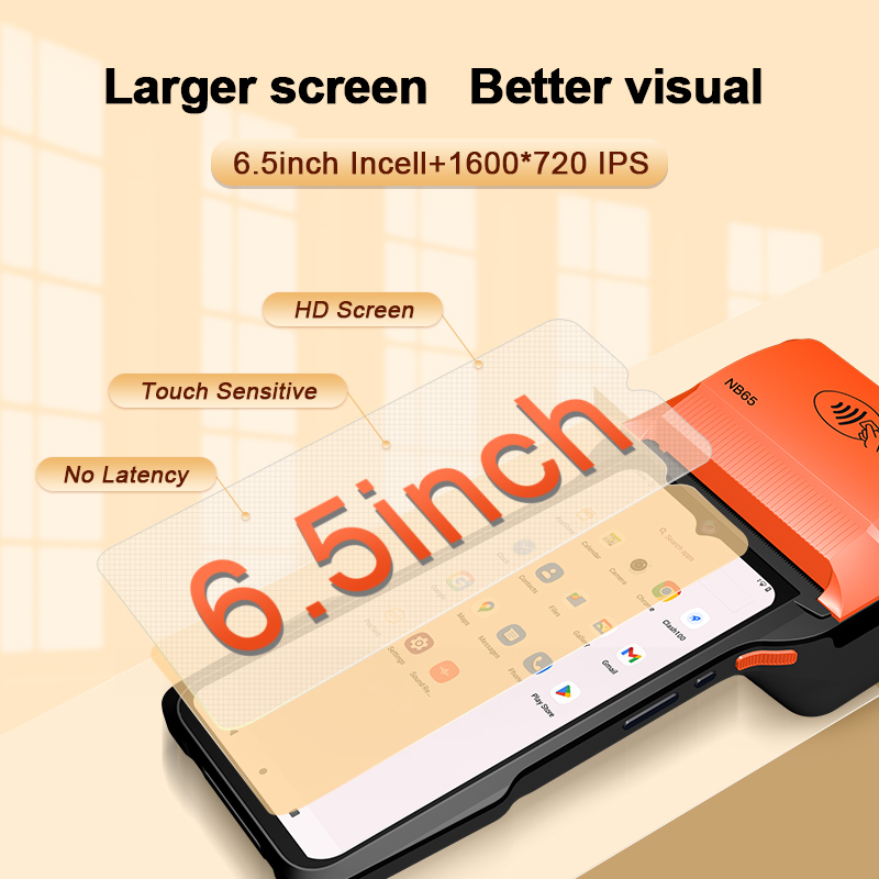 6,5-дюймовый мобильный POS-тер – обзор и цена Pos Terminal Android